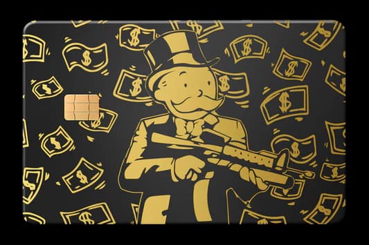Monopoly metal card design