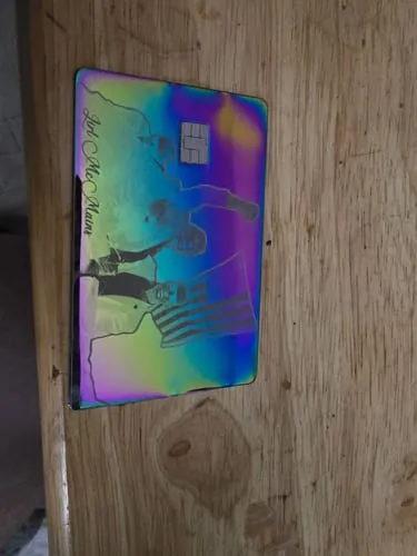 Metal card from Megha M.