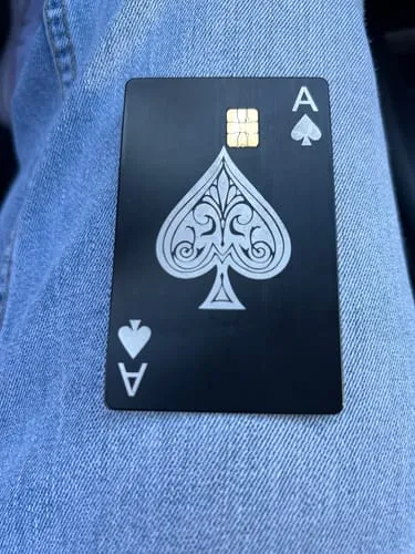 Metal card from Sneha G.