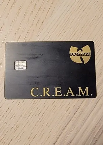 Metal card from Manish C.